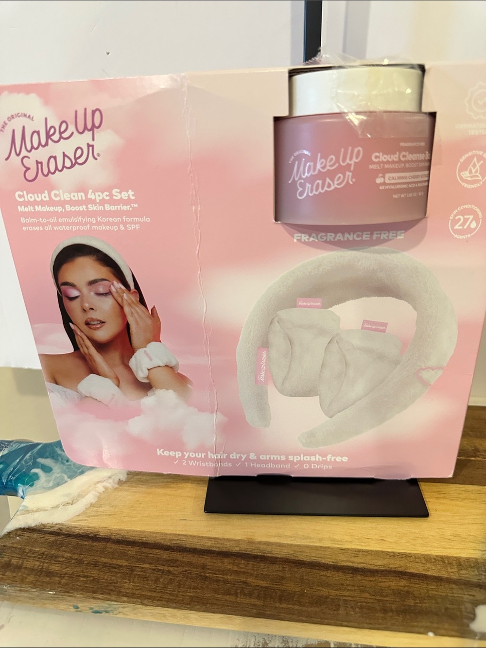 MakeUp Eraser Cloud Clean 4pc Set - Pink